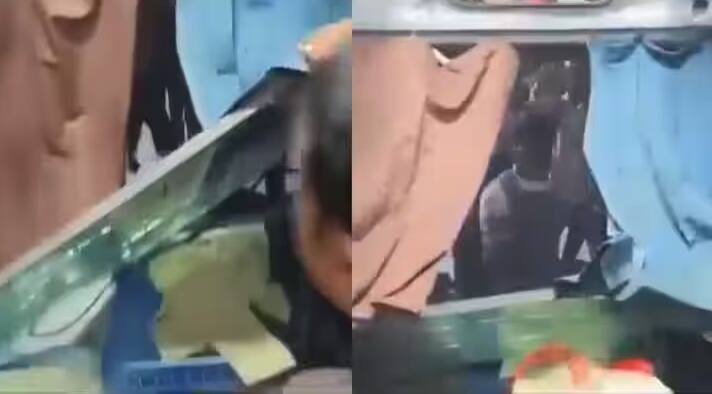 તાજેતરમાં બિહારના મધુબનીમાં ટ્રેનના કાચ તોડવાનો વીડિયો વાયરલ થઈ રહ્યો હોવાથી જનતાને જવાબદાર ઠેરવવામાં આવી રહી છે. આ વીડિયોમાં જોઈ શકાય છે કે એક વ્યક્તિ ટ્રેનનો કાચ તોડીને ભાગી જાય છે. આ વીડિયો જોયા પછી કોઈપણ ગુસ્સે થશે કારણ કે ટ્રેનની અંદર એક મહિલા બેઠી હતી, જેની ગરદનમાં ઈજા થઈ હતી. જ્યારે કાચ તૂટે છે, ત્યારે અંદર રહેલી સ્ત્રી ભયથી ચીસો પાડે છે. તમારા મનમાં પ્રશ્ન આવ્યો હશે કે કોઈ આવું કેવી રીતે કરી શકે?