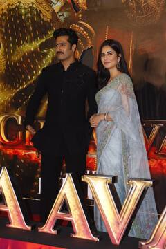 Chhaava Screening: साड़ी और माथे पर बिंदी... विक्की कौशल का हाथ थामे पहुंचीं कैटरीना कैफ, पिंक सूट में छा गईं शरवरी वाघ