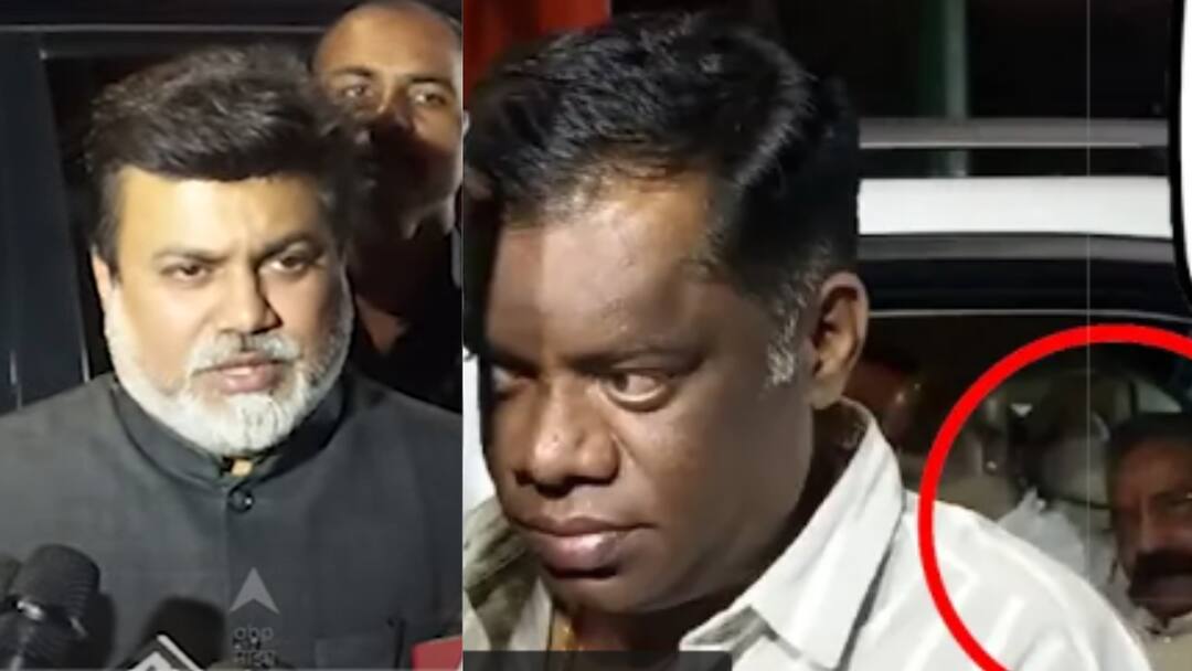 Rajan Salvi: एकनाथ शिंदेंनी सामंत बंधू-राजन साळवींना समोरासमोर बसवून वाद मिटवला, एकाच गाडीत बसवून घरी पाठवलं Eknath Shinde meeting with Uday Samant and Kiran Samant before Rajan Salvi joins Shinde Camp Shivsena Rajan Salvi: एकनाथ शिंदेंनी सामंत बंधू-राजन साळवींना समोरासमोर बसवून वाद मिटवला, एकाच गाडीत बसवून घरी पाठवलं