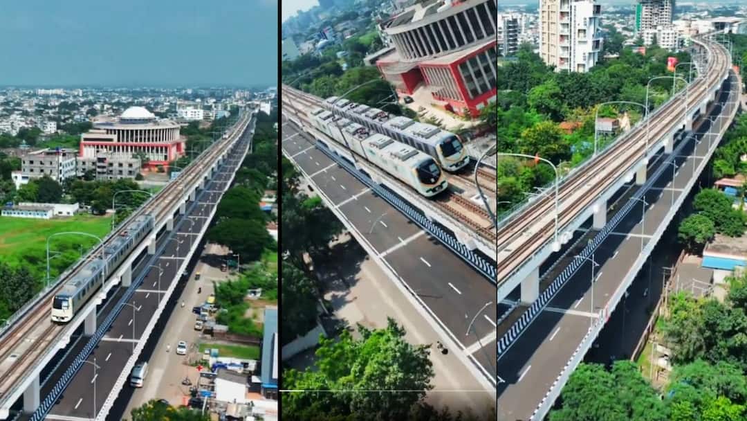 Double Decker Flyover: அடடே..! மேல மெட்ரோ, கீழே வாகன போக்குவரத்து.. கோவையில் 'டபுள் டக்கர்' மேம்பாலம், எங்கே தெரியுமா?