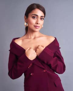 Shriya Saran Raises The Glam Quotient In A Fiery Pantsuit, See All Pics