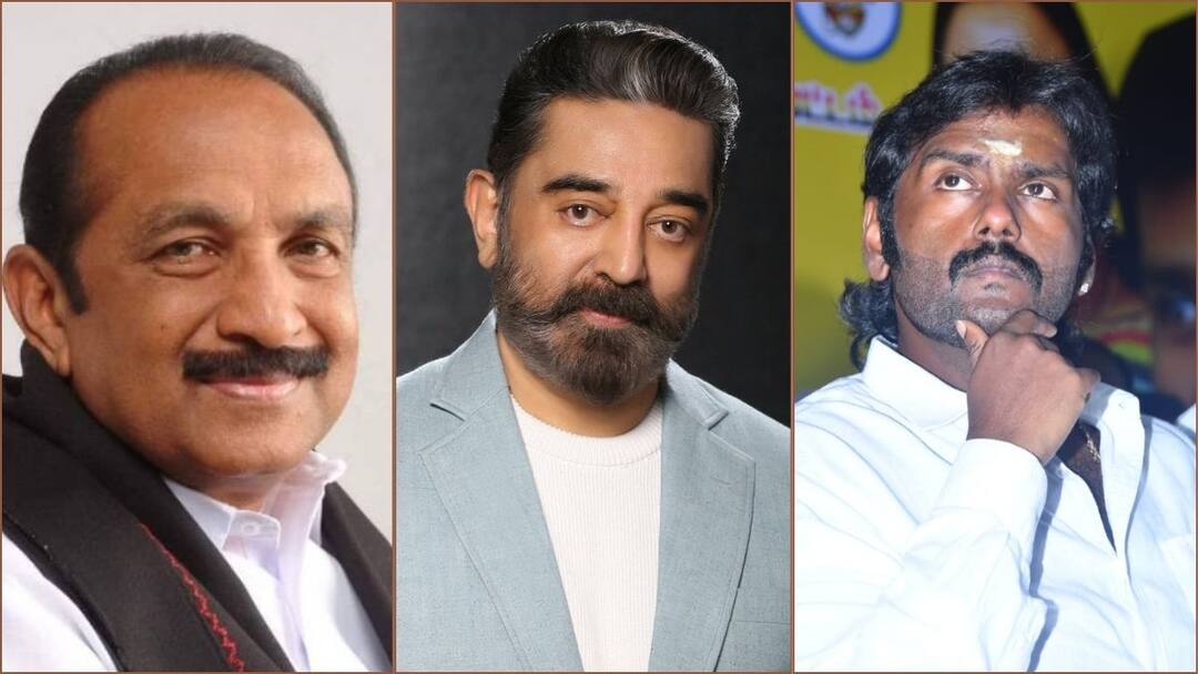 Kamal Hassan Sudhish Vijaya Prabakaran are in the MP Race in TamilNadu as 6 MP's Tenure Ends by the Month of July TN Race for MP Seat: வைகோ Out..கமல் In..தேமுதிகவில் சுதீஷா, விஜய பிரபாகரனா.? மாநிலங்களவை MP ஆகப்போவது யார்.?