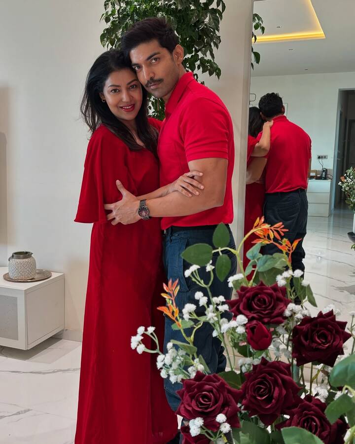 गुरमीत चौधरी और देबिना बनर्जी टीवी के पॉपुलर कपल हैं. दोनों वैलेंटाइन डे के दिन एक-दूजे संग रोमांटिक होते हुए नजर आए है.