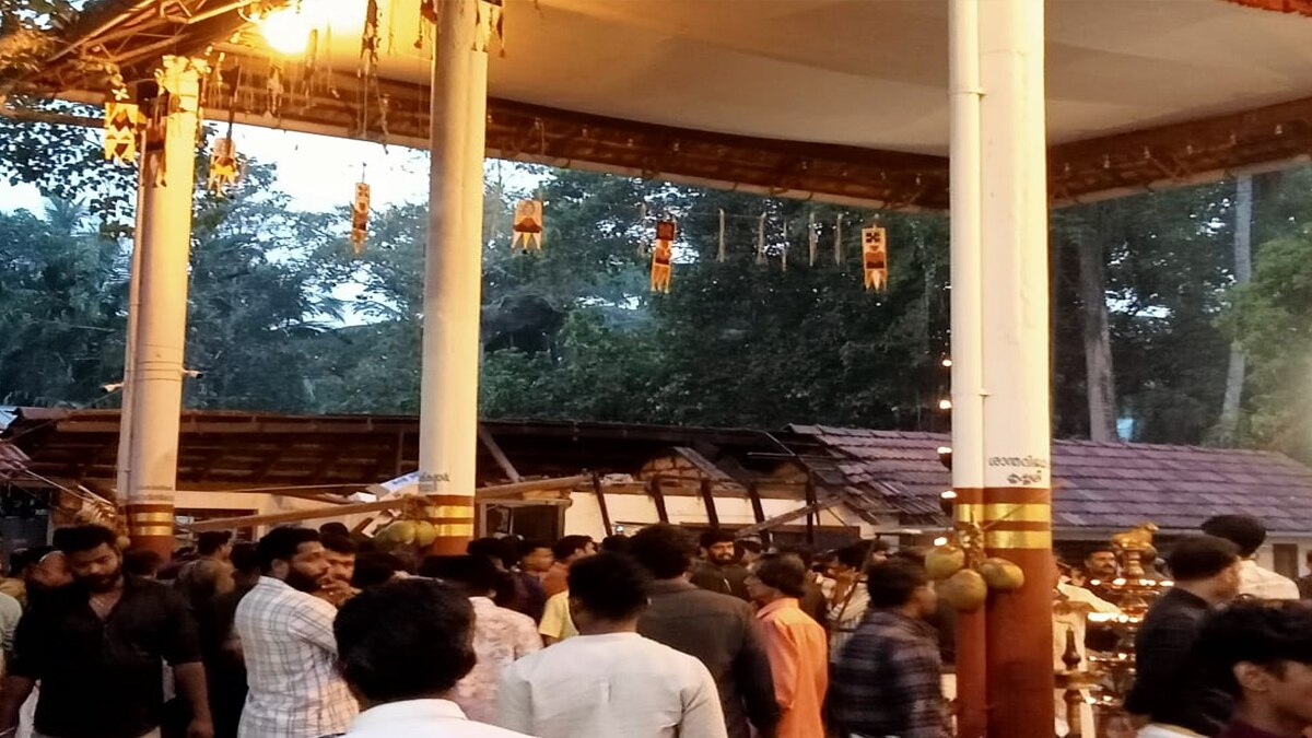 பயங்கரமாக மோதிக்கொண்ட 2  யானைகள்.. அலறிய மக்கள்.. 3 பேர் உடல் நசுங்கி உயிரிழப்பு