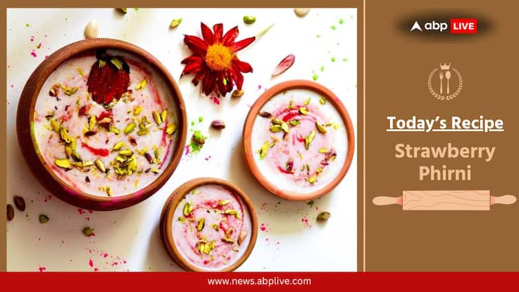 Valentines Day 2025 Recipe Know How To Prepare Strawberry Phirni Valentine's Day 2025 Recipe: Know How To Prepare Strawberry Phirni