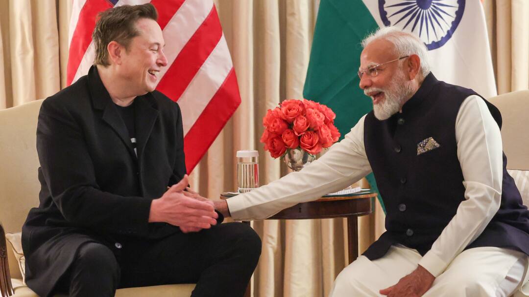 PM Narendra Modi Meets Elon Musk Family Photos Discussion Shivon Zilis US Donald Trump When PM Modi Met Musk: Check Out PHOTOS Of What Elon Musk's Family Gifted Prime Minister Modi