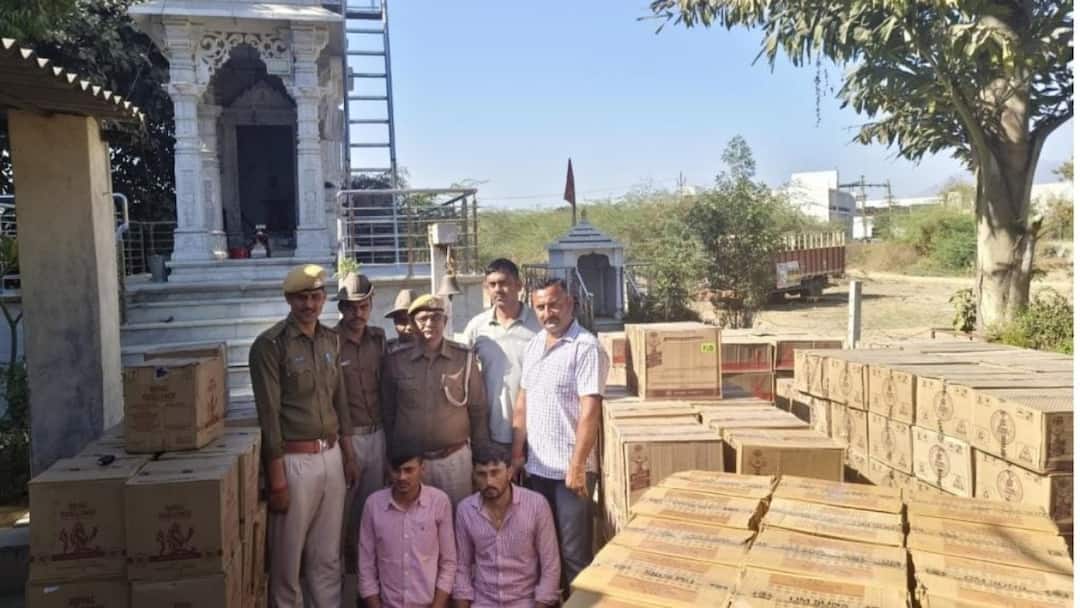 Rajasthan News Illicit liquor worth Rs 40 lakh seized in Sirohi ann Rajasthan: सिरोही में अवैध तस्करी पर पुलिस का बड़ा एक्शन, 40 लाख से ज्यादा की शराब जब्त