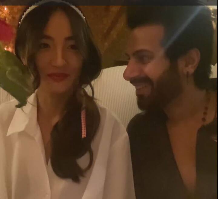 Among the posts, one particular video stood out, where Karan Veer made a heartfelt declaration of love. “Roses are red, violets are blue, I don’t care about anybody because I love you,” he professed, leaving Chum blushing.