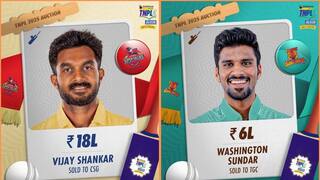 TNPL Mega Auction 2025 Starts Washington Sundar Vijay Shankar Sold Out TNPL Auction 2025: தொடங்கியது TNPL ஏலம்.. எந்த வீரர்கள் எந்ததெந்த அணிக்கு போறாங்கன்னு தெரியுமா.?