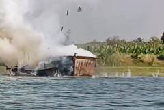 Pune News : उजनी जलाशयातील अवैध वाळू उपश्यावर सर्वात मोठी कारवाई; वाळू माफियांना मोठा दणका