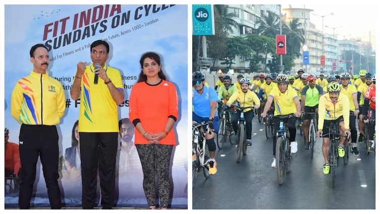 Sports Minister Mansukh Mandaviya Urges Youngsters To Use Cycles As Commuting Option 