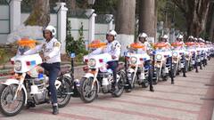 सड़क सुरक्षा के लिए हिमाचल सरकार की पहल, CM सुक्खू ने 27 पुलिस मोटरसाइकिलों को दिखाई हरी झंडी