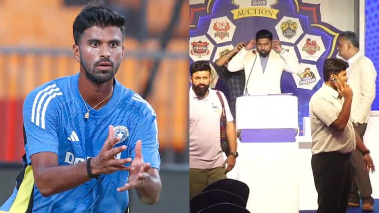 सरोजिनी बाजार की तुलना में कम दर, वाशिंगटन सुंदर को एक क्लैम मूल्य में TNPL में बेचा गया था