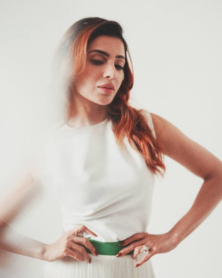 Samantha’s outfit was curated by celebrity fashion stylist Ekta Singh, ensuring a perfect blend of elegance and modern chic.