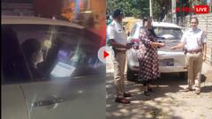 हैवी ड्राइवर! लैपटॉप चलाते हुए कार ड्राइव कर रही महिला का हुआ मोटा चालान, वायरल हो रहा वीडियो