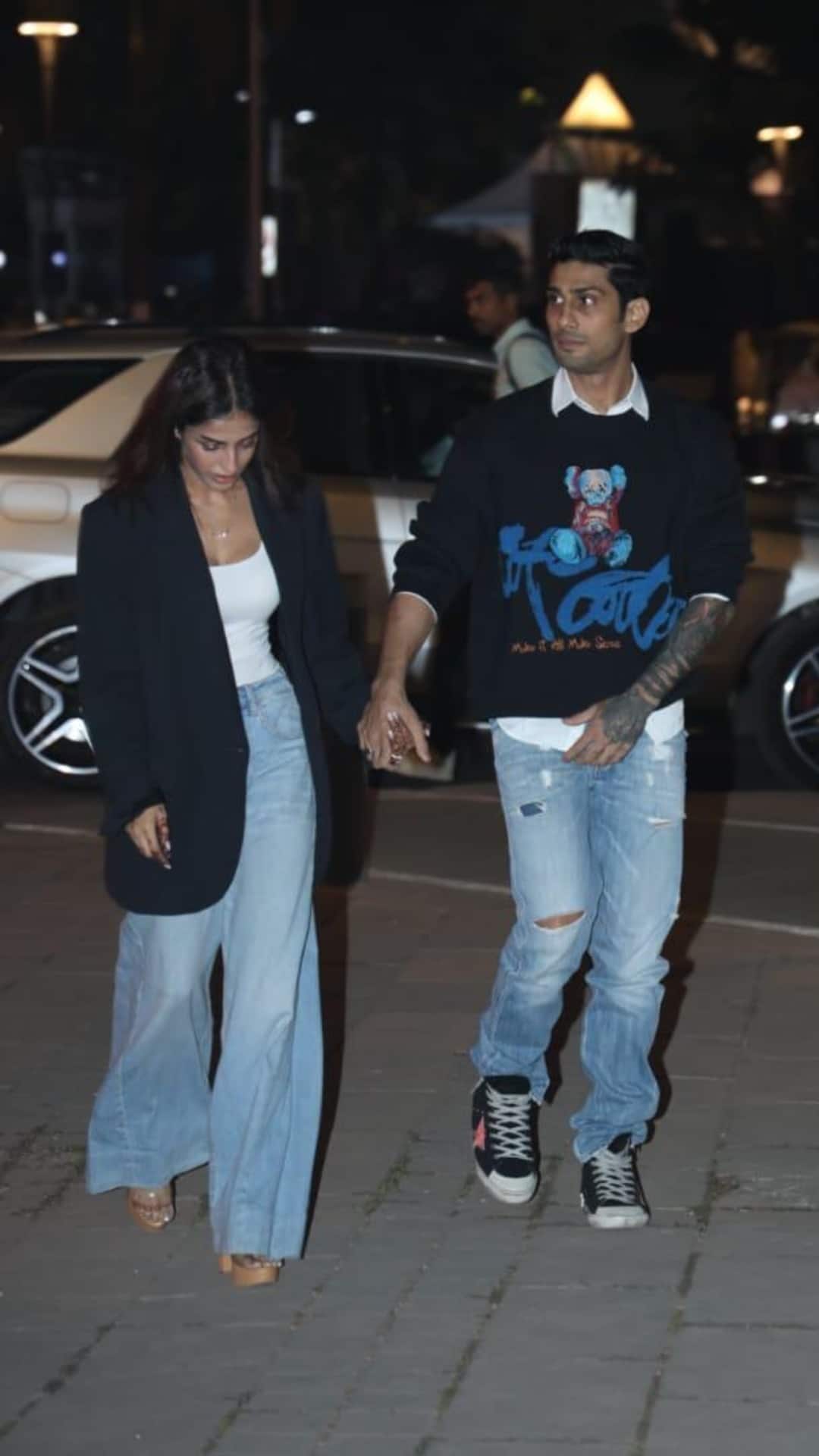Newlyweds Prateik Babbar & Priya Banerjee Step Out Hand-in-Hand