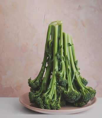 ਬ੍ਰੋਕਲੀ ਨੂੰ ਲੰਬੇ ਟੁਕੜਿਆਂ ਵਿੱਚ ਕੱਟੋ, ਡੰਡੀ ਸਮੇਤ। ਇਸ ਨੂੰ 2-3 ਮਿੰਟ ਲਈ ਹਲਕਾ ਜਿਹਾ ਉਬਾਲੋ, ਫਿਰ 5-10 ਮਿੰਟ ਲਈ ਬਰਫ਼ ਦੇ ਪਾਣੀ ਵਿੱਚ ਪਾ ਕੇ ਰੱਖ ਦਿਓ। ਇੱਕ ਕਟੋਰੀ ਵਿੱਚ, ਜੈਤੂਨ ਦਾ ਤੇਲ, ਸਿਰਕਾ, ਲਸਣ, ਲਾਲ ਮਿਰਚ ਪਾਊਡਰ ਅਤੇ ਸ਼ਹਿਦ ਮਿਲਾ ਕੇ ਡ੍ਰੈਸਿੰਗ ਬਣਾਓ।