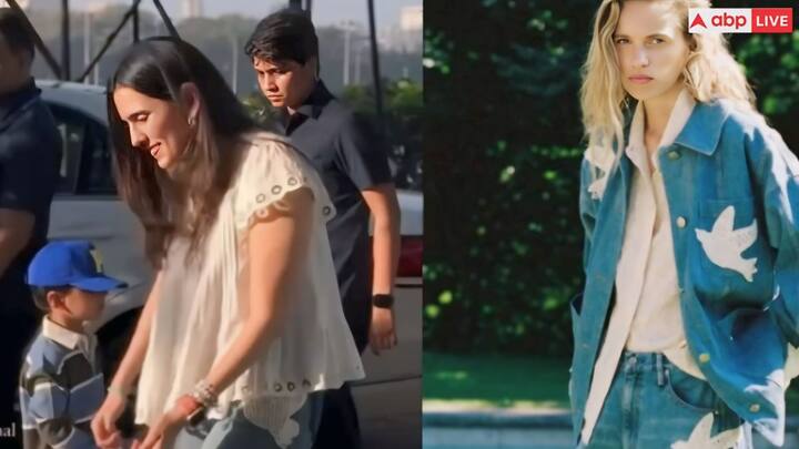 श्लोका अंबानी अपने बच्चों के साथ रणधीर कपूर के 78वें के बर्थडे पार्टी  पर पहुंची थीं. उन्होंने सफेद टॉप और ट्रेंडी डेनिम लुक में इसे बेहद स्टाइलिश नजर आ रही थीं.