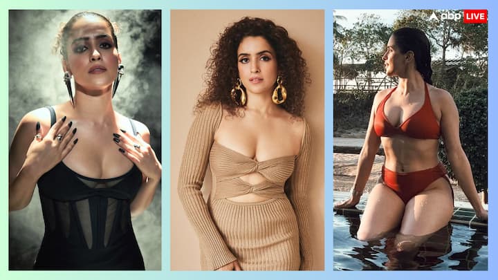 Sanya Malhotra Glamorous Pics: बॉलीवुड एक्ट्रेस सान्या मल्होत्रा ने आमिर खान की ब्लॉकबस्टर फिल्म 'दंगल' से डेब्यू किया था. इन दिनों वे अपनी हालिया रिलीज फिल्म 'मिसेज' को लेकर चर्चा में हैं.