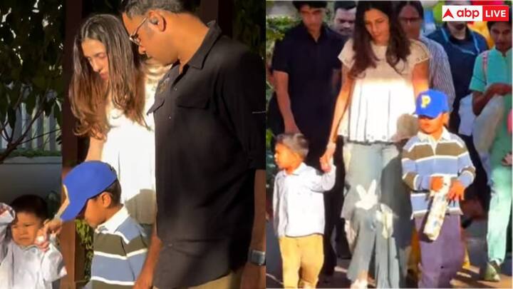 श्लोका के आउटफिट में एक सिंपल व्हाइट टैंक टॉप है जिसे ब्रीथेबल कॉटन फैब्रिक से बनाया गया है. इसमें राउंड नेकलाइन, फ्लटर स्लीव्स, फ्रंट बटन प्लैकेट और सामने की तरफ पिन-टकिंग डिटेल्स हैं.