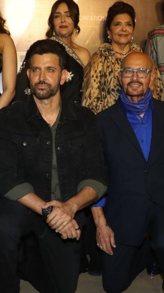 द रोशन्स की सक्सेस पार्टी में स्टाइलिश अंदाज में पहुंचे ऋतिक, ये सितारे भी हुए स्पॉट