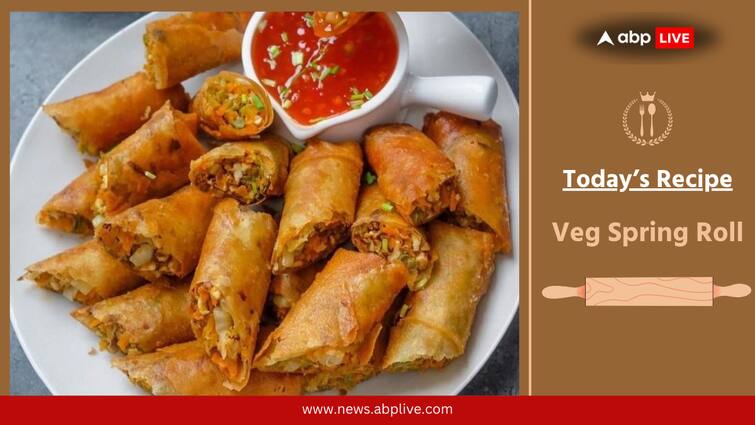 Crispy Veg Spring Roll Recipe Crispy Veg Spring Roll Recipe