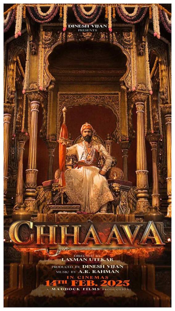 तीन दिन में 100 करोड़ के पार हुई छावा की कमाई, तोड़ा ये रिकॉर्ड