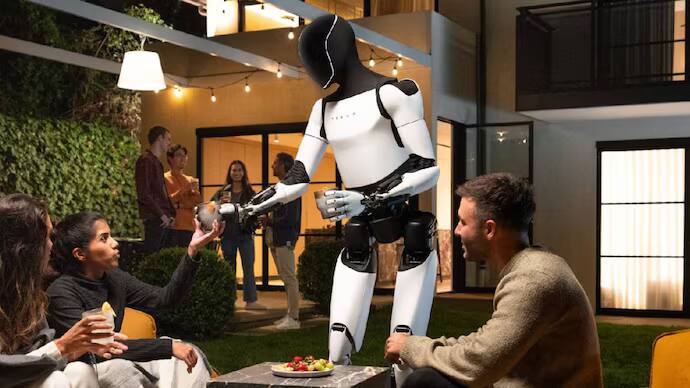 humanoid robots: మానవుల్లాంటి రోబోల తయారీ మార్కెట్లోకి యాపిల్, మెటా - ఎలాన్ మస్క్ రోబోట్లకు గట్టి పోటీ ఖాయం ! Apple and Meta are reportedly both working on Tesla bot like AI powered humanoid robots humanoid robots: మానవుల్లాంటి రోబోల తయారీ మార్కెట్లోకి యాపిల్, మెటా - ఎలాన్ మస్క్ రోబోట్లకు గట్టి పోటీ ఖాయం !