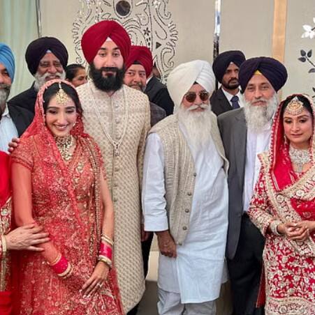 ਸੁਖਬੀਰ ਬਾਦਲ ਦੀ ਧੀ ਹਰਕੀਰਤ ਕੌਰ ਅਤੇ ਤੇਜਵੀਰ ਸਿੰਘ ਤੂਰ ਦੀ ਰਿਸੈਪਸ਼ਨ ਪਾਰਟੀ ਦੀਆਂ ਤਸਵੀਰਾਂ ਆਈਆਂ ਸਾਹਮਣੇ