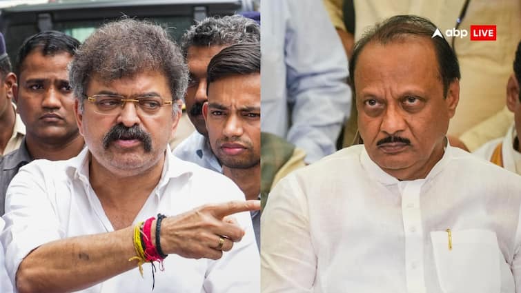 शरद पवार गुट के नेता जितेंद्र आव्हाड को बड़ा झटका, दो करीबी अजित पवार गुट में शामिल Jitendra Awhad Close aide Abhijeet Pawar and Hemant Wani join Ajit Pawar Faction शरद पवार गुट के नेता जितेंद्र आव्हाड को बड़ा झटका, दो करीबी अजित पवार गुट में शामिल