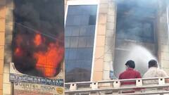 कोचिंग क्लासमध्ये भीषण आग, 8 विद्यार्थी अकडले; फायर ब्रिगेडसह पोलिसांनी सुखरुप बाहेर काढले