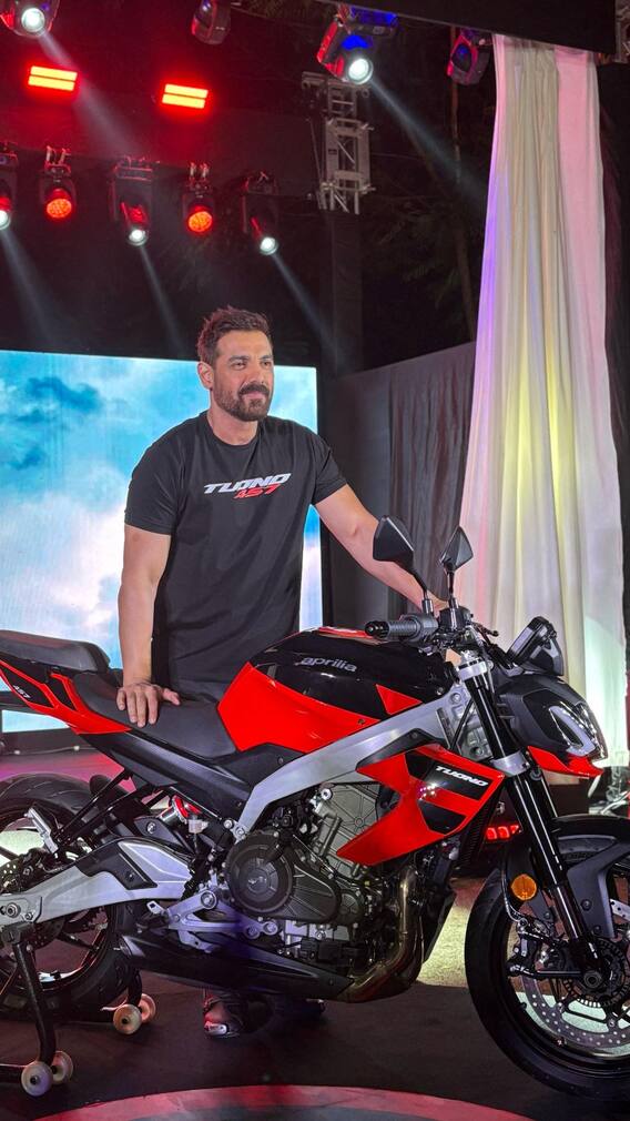 John Abraham Launches Aprilia Tuono 457, See What It Offers