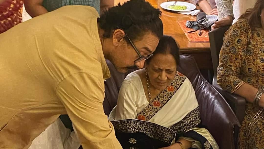 Aamir Khan spotted with mother hospital in Chennai Aamir Khan Spotted at Chennai Hospital Amid Mother’s Health Concerns