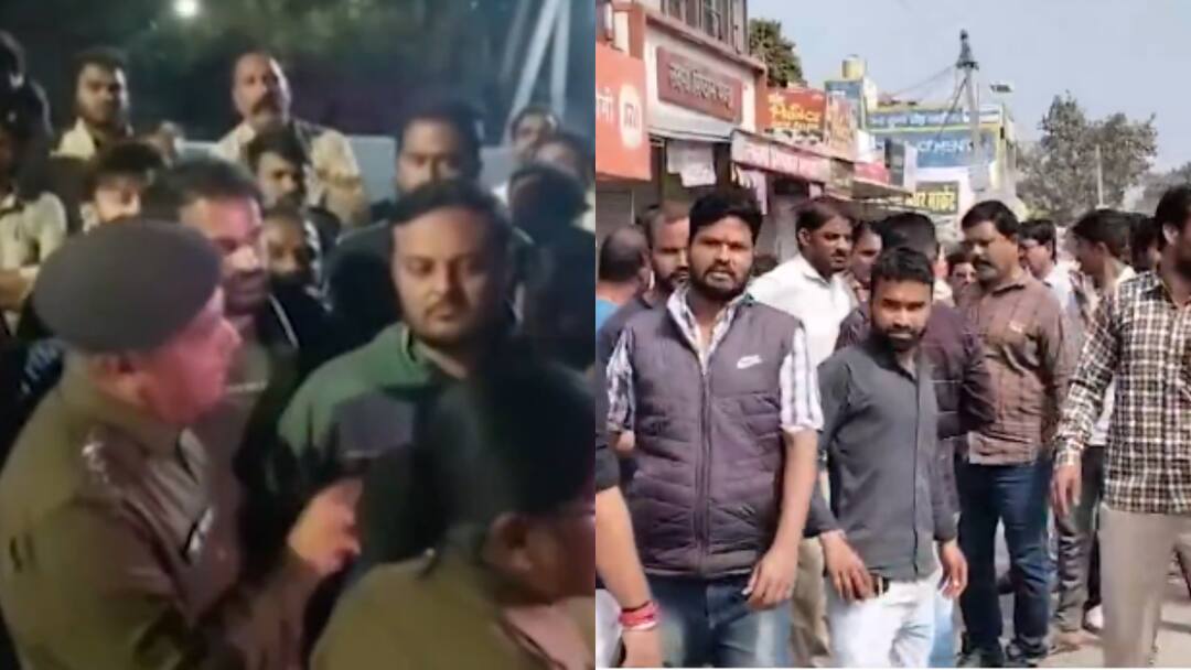 Chittorgarh Attempt to rape minor girl people of Hindu organization came on road ann चित्तौड़गढ़ के चंदेरिया में मासूम से दरिंदगी की कोशिश, विरोध में सड़क पर उतरे लोग