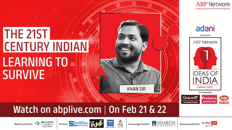 Educator 'Khan Sir' Returns To ABP Ideas Of India, Watch Him On Feb 22