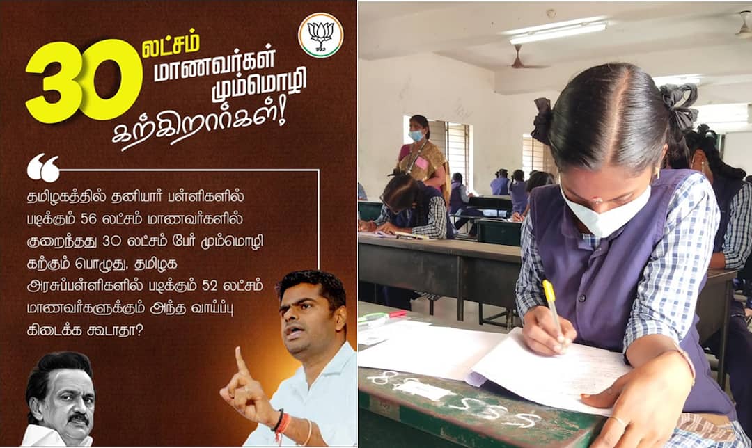 Fact Check: 30 லட்சம் தமிழக மாணவர்கள் மும்மொழி கற்கிறார்களா? அண்ணாமலை கூற்றை ஆணித்தரமாக மறுத்த அரசு!