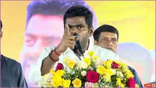 TN BJP Chief Annamalai Slams DMK in a Meeting Held by BJP at Karur Annamalai Slams DMK: மொழிக் கொள்கை விஷயத்தில் திமுக கபட நாடகம்... அண்ணாமலை சாடல்...