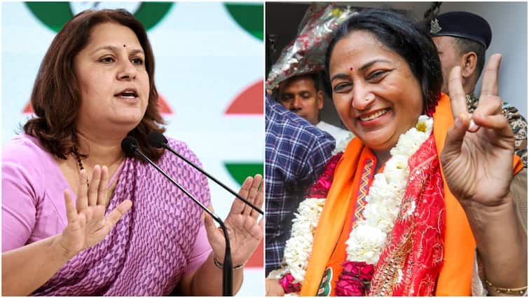 Rekha Gupta Old Tweets Viral Abuses Congress Supriya Shrinate Slams 'Party Whose Leader Says Mujra...': Congress Slams Rekha Gupta After Old Tweets On Kejriwal, Muslims Go Viral