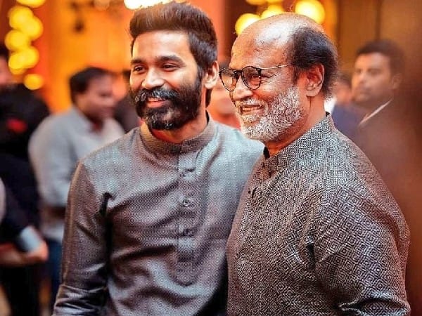 Dhanush and Rajinikanth Both are expressing overload love for cinema 74  வயசுல ரஜினி இப்படி பண்ணலாம்... 41 வயசுல தனுஷ் பண்ண கூடாது? எல்லாத்துக்கும் காதல் தான் காரணம்!