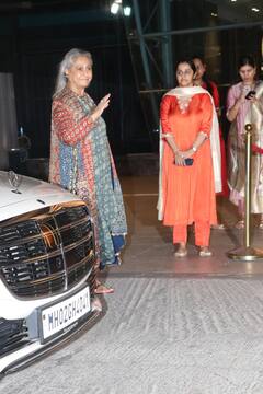 आदर-अलेखा की मेहंदी में जया बच्चन का दिखा ऐसा लुक, पैपराजी के लिए नहीं किया पोज