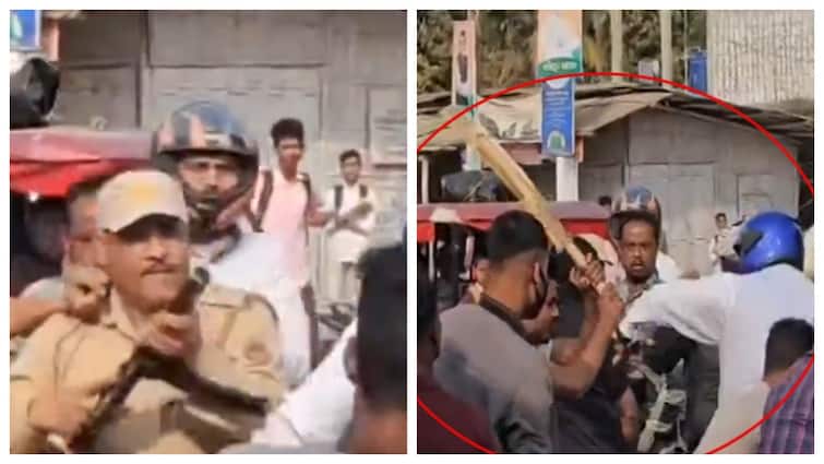 Congress MP Rakibul Hussain Attacked With Cricket Bat In Assam கிரிக்கெட் பேட்டால் அடி உதை.. காங்கிரஸ் எம்.பி. மீது தாக்குதல்.. பரபரப்பாக மாறிய ரோடு!
