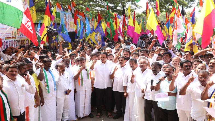 Chennai pattali makkal katchi leader anbumani Ramadoss protest for cast wise census Tnn ஜெயலலிதாவுக்கு பாராட்டு.. இனி பொறுக்க மாட்டோம்.. இதை செய்யுங்க முதல்வரே - அன்புமணி பரபரப்பு