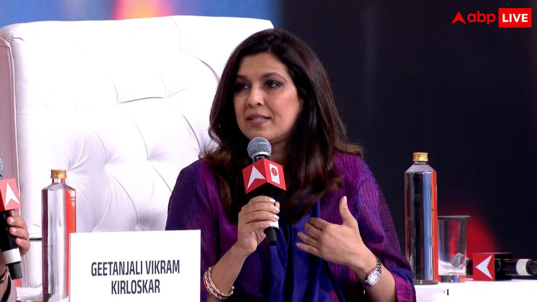 Ideas of India 2025: मुसीबतों के सामने चट्टान की तरह खड़े रहें, गीतांजलि विक्रम किर्लोस्कर ने बताया जीवन जीने का असली तरीका ABP Ideas of India Summit 2025 Geetanjali Vikram Kirloskar Said Dont be afraid of problems deal with them Ideas of India 2025: मुसीबतों के सामने चट्टान की तरह खड़े रहें, गीतांजलि विक्रम किर्लोस्कर ने बताया जीवन जीने का असली तरीका