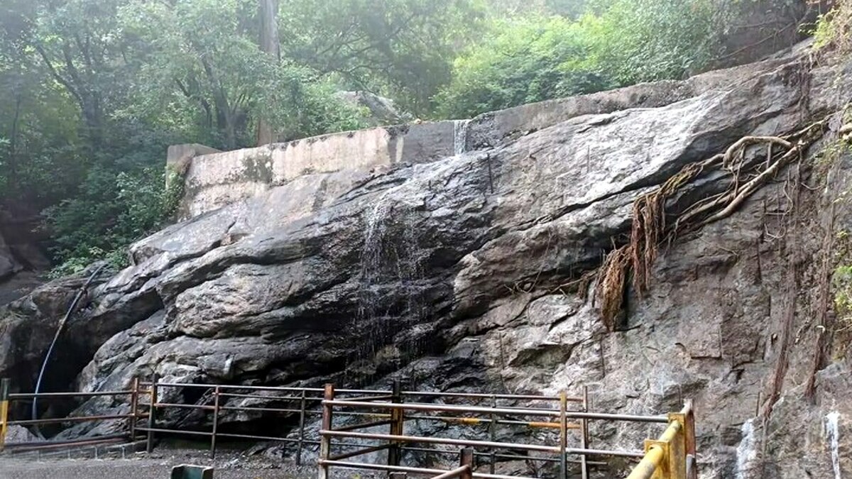 Suruli Falls: தண்ணீரின்றி வறண்டு காணப்படும் சுருளி அருவி.. சுற்றுலா பயணிகள் ஏமாற்றம்