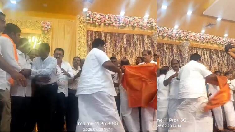 Salem news  Annamalai participated marraige function BJP condemned KP Ramalingam tnn அண்ணாமலை பங்கேற்ற நிகழ்ச்சியில் பரபரப்பு - என்ன நடந்தது?