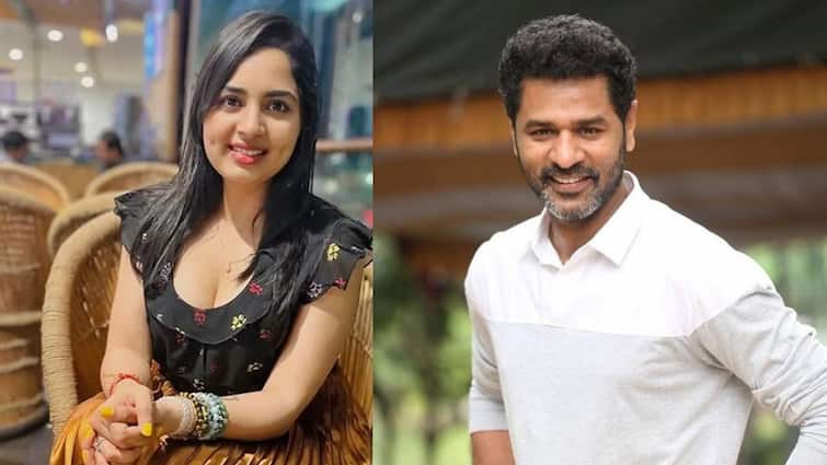 actress Srushti Dange out of Prabhudeva dance concert மரியாதை இல்லாத இடத்தில் இருக்க மாட்டேன்...பிரபுதேவா கான்சர்டில் இருந்து விலகிய நடிகை