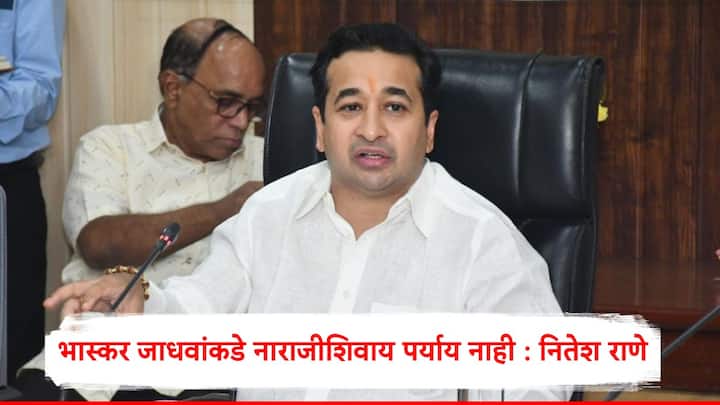 Nitesh Rane : भाजप नेते मंत्री नितेश राणे यांनी भास्कर जाधव यांच्याकडे नाराजी व्यक्त करण्याशिवाय दुसरा पर्याय राहिला नसल्याचं म्हटलं आहे.
