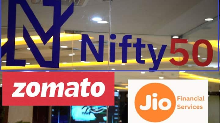 Changes in Nifty 50 Stocks Rejig Jio Financial and Zomato to trade in Nifty50 index from March 28 Changes in Nifty50 Index: నిఫ్టీ50లోకి జొమాటో, జియో ఫైనాన్షియల్స్‌ ఎంట్రీ - ఎగ్జిట్‌ అయ్యే స్టాక్స్‌ ఇవే