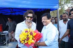 Ram Pothineni: రామ్ పోతినేని డ్యాన్స్ అంటే ఇష్టం... RAPO22 చిత్రీకరణలో ఏపీ సినిమాటోగ్రఫీ మంత్రి కందుల దుర్గేష్