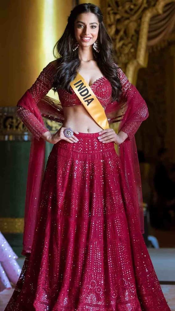 ఏడేళ్ల క్రితం అందాలపోటీల్లో గెలిచినప్పుడు మీనాక్షి చౌదరి లుక్ చూశారా!